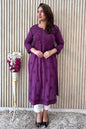 Dolby Mukaish kurti with Lykra Streachble Mukaish Pant