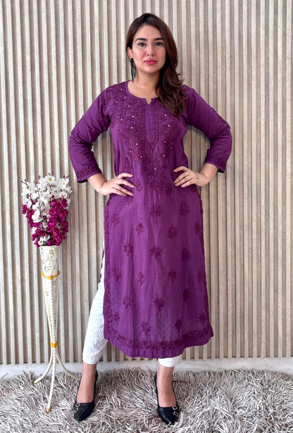 Dolby Mukaish kurti with Lykra Streachble Mukaish Pant